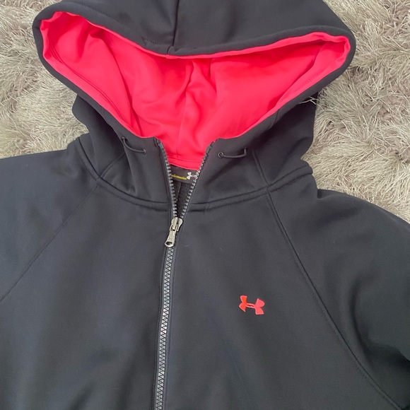 Under Armour Black and Pink Hoodie Jacket - Picture 4 of 7